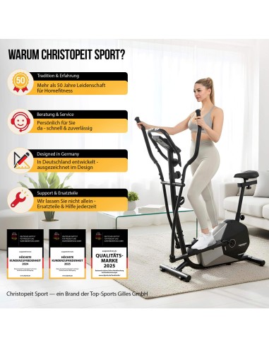 Elipsinis/velotrenažieris CHRISTOPEIT CT 6
