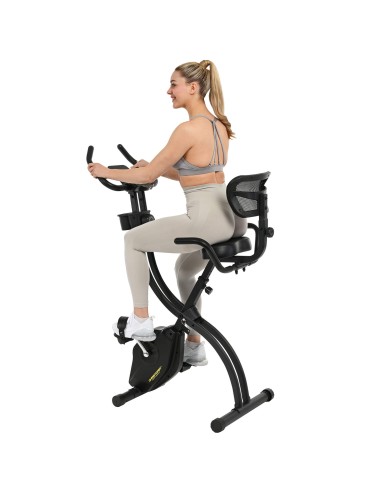 Sulankstomas dviratis-treniruoklis CHRISTOPEIT S-Bike Velo Fit, juodas