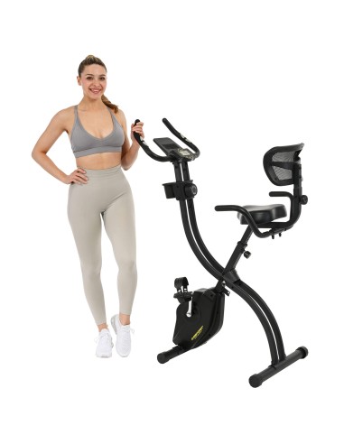 Sulankstomas dviratis-treniruoklis CHRISTOPEIT S-Bike Velo Fit, juodas