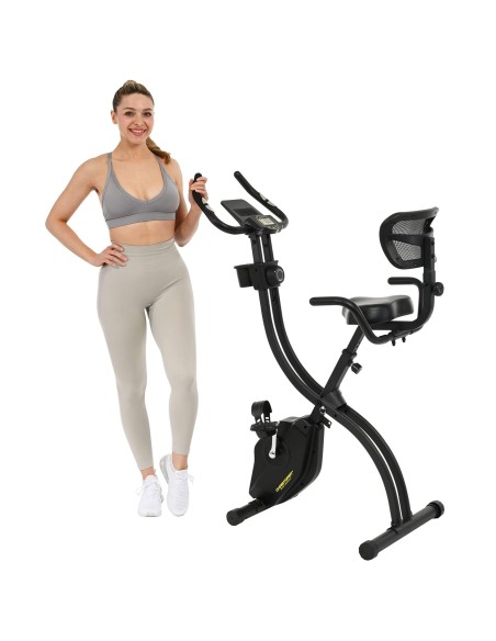 Sulankstomas dviratis-treniruoklis CHRISTOPEIT S-Bike Velo Fit, juodas