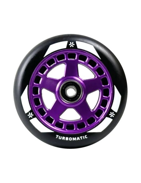 Paspirtuko ratas Union Turbomatic V2 Pro 110 mm violetinis/juodas