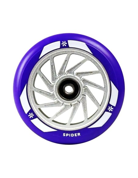 Paspirtuko ratas „Union Spider Pro“ 110 mm violetinis/sidabrinis