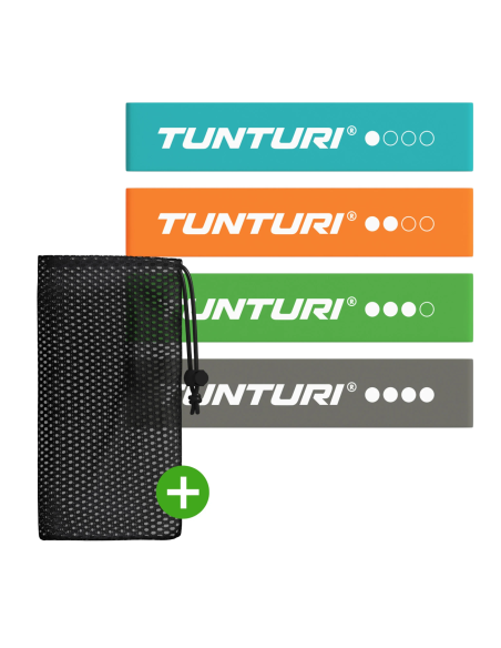TUNTURI Mini Resistance Band Set, 4 vnt