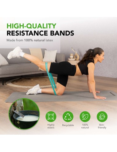 TUNTURI Mini Resistance Band Set, 4 vnt