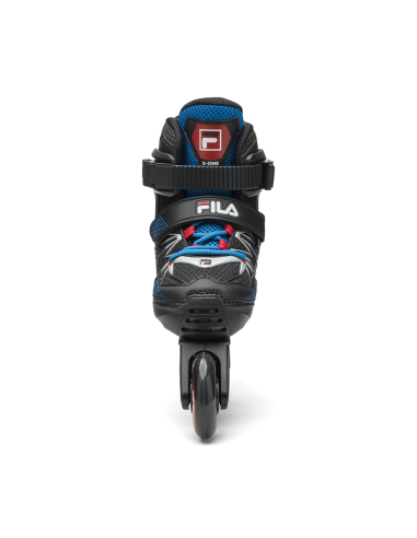 Vaikiški riedučiai FILA X-One, juodi/mėlyni/raudoni (M)