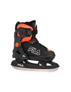 Vaikiški pačiūžų bateliai FILA X 2.0 Ice, juodi/oranžiniai (S)