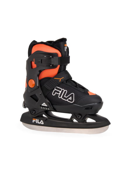 Vaikiški pačiūžų bateliai FILA X 2.0 Ice, juodi/oranžiniai (S)