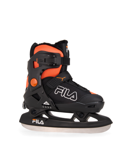 Vaikiški pačiūžų bateliai FILA X 2.0 Ice, juodi/oranžiniai (S)