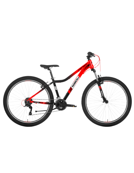 Vaikiškas dviratis TABOU Venom 1.0, 27.5" 17" M, raudonas-juodas