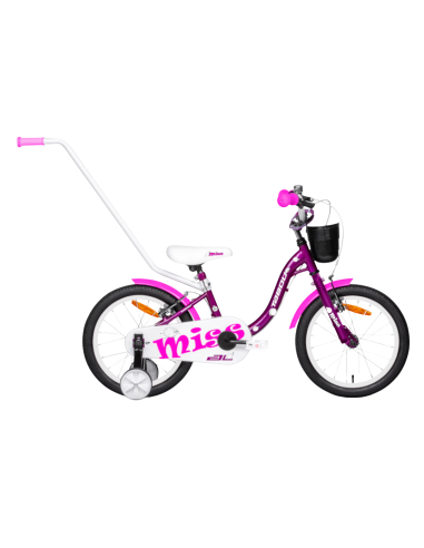 Vaikiškas dviratis TABOU Miss AL, 16" violetinės-baltos spalvos