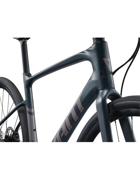 Plento dviratis GIANT FastRoad AR Advanced 1, asfalto žalias (XL)
