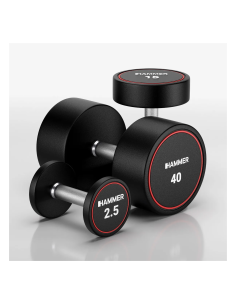 Hantel HAMMER kompaktiškas hantelis PU 30 kg