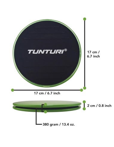 Gimnastikos rinkinys TUNTURI Resistance & Core Sliders Set