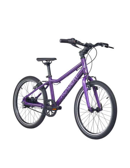 Ultralengvas vaikiškas dviratis ACADEMY 4 klasės diržas, 20" violetinis
