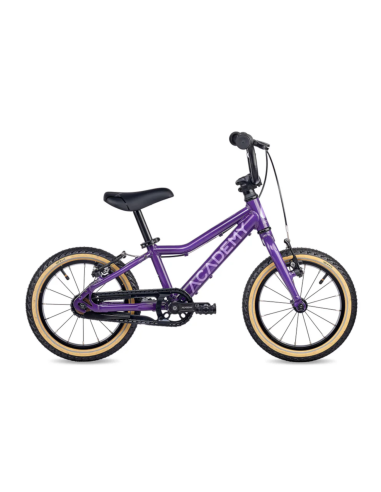 Ultralengvas vaikiškas dviratis ACADEMY 2 klasė, 14" violetinis