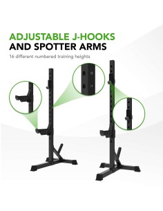 Kėlimo strypo laikiklis TUNTURI SS60 Squat Stand 2