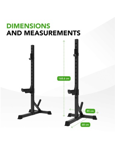 Kėlimo strypo laikiklis TUNTURI SS60 Squat Stand