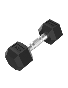 Hanteliai TUNTURI Platinum Hex guminis hantelis, 7 kg