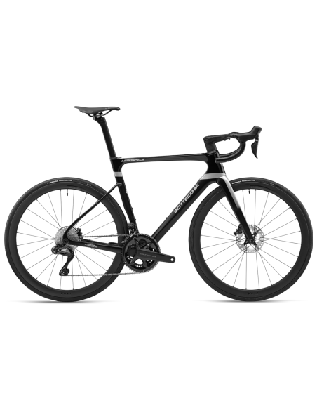 Pavarų dėžė: BOTTECCHIA Aerospace - Shimano 105 Di2 24s - B1 matinė ir blizgi juoda (S)