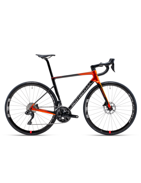 Maanteeratas BOTTECCHIA 8avio Ultimate - Shimano 105 24s - 71 Black Orange (M)