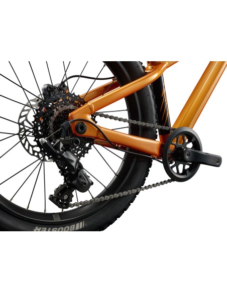 Vaikiškas dviratis GIANT STP 20, metalinės oranžinės spalvos
