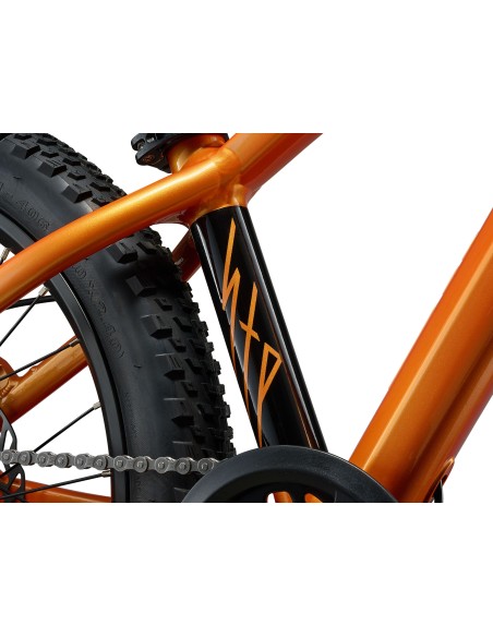 Vaikiškas dviratis GIANT STP 20, metalinės oranžinės spalvos