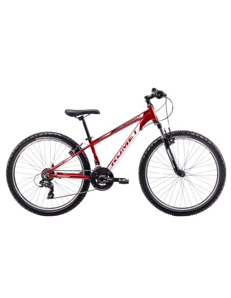 Vaikiškas dviratis ROMET Rambler R6.1, 26" 17" M, raudonas-baltas-pilkas