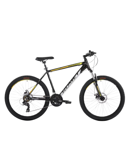 Vaikiškas dviratis ROMET Rambler R6.2 (2024) 26" 17" M, juodas-geltonas