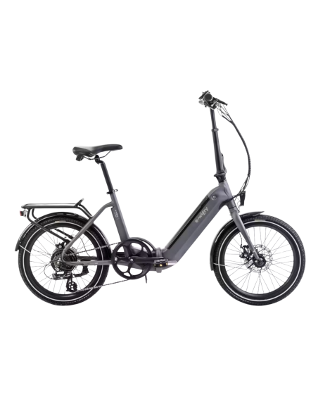 Sulankstomas elektrinis dviratis ROMET E-Wigry 1.0, tamsiai pilkas