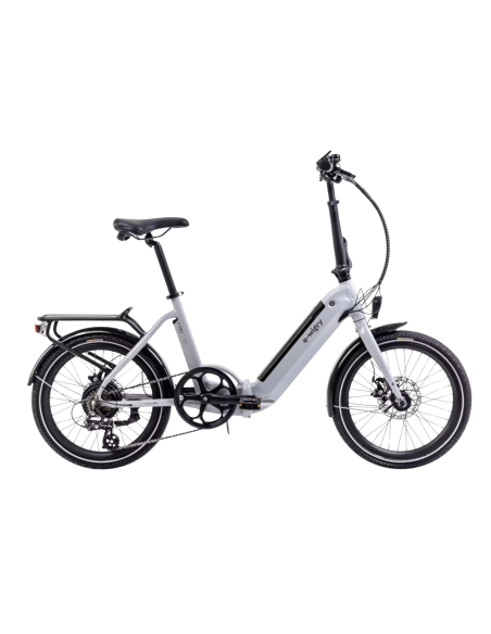 Sulankstomas elektrinis dviratis ROMET E-Wigry 1.0, sidabrinis
