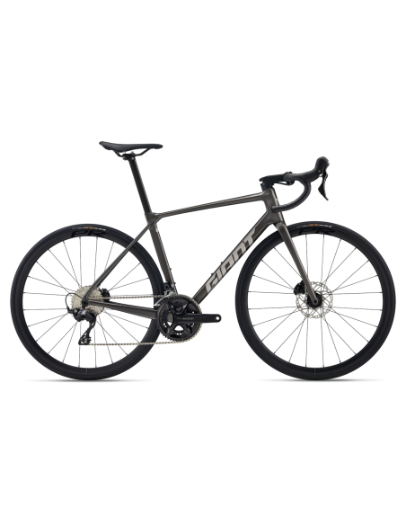 Plento dviratis GIANT TCR Advanced 2 KOM (2026) Stealth Chrome (L)