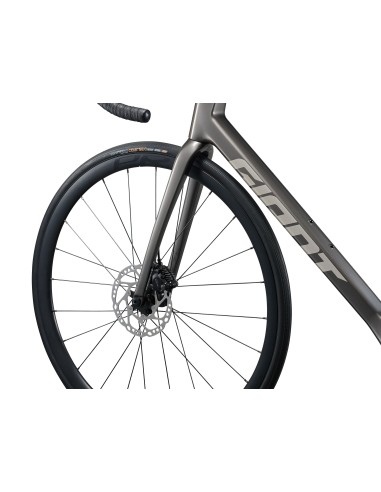 Plento dviratis GIANT TCR Advanced 2 KOM (2026) Stealth Chrome (L)