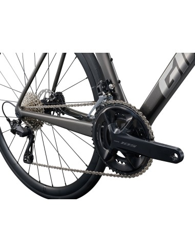 Plento dviratis GIANT TCR Advanced 2 KOM (2026) Stealth Chrome (L)