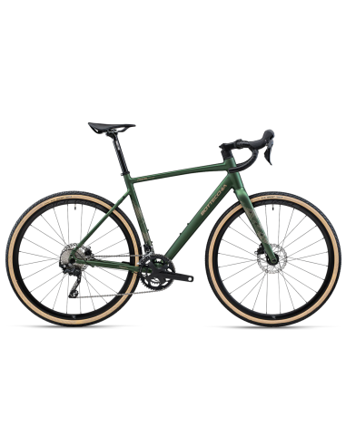 Žvyrkelis dviratis BOTTECCHIA Gravel Monster - GRX610 12s - C46 Matinė žalia (M/L)