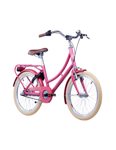 Vaikiškas dviratis S'COOL chiX Classic, 20" uogų/smėlinės spalvos 2