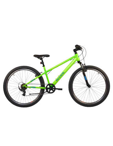 Vaikiškas dviratis S'COOL Xroc, 26" neoninės žalios/vandenyno spalvos