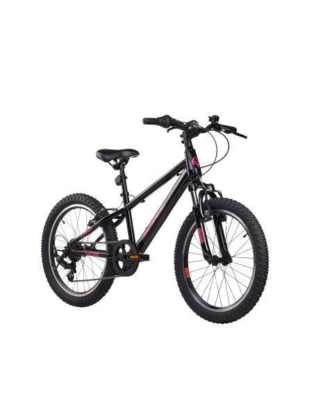 Vaikiškas dviratis S'COOL Xroc, 20" oksiduotas/rožinis