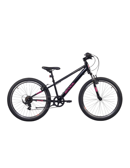 Vaikiškas dviratis S'COOL Xroc, 24" oksiduotas/rožinis