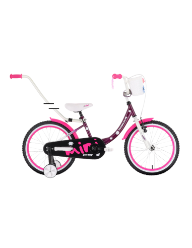 Vaikiškas dviratis TABOU Miss CS, 14" violetinės-baltos spalvos