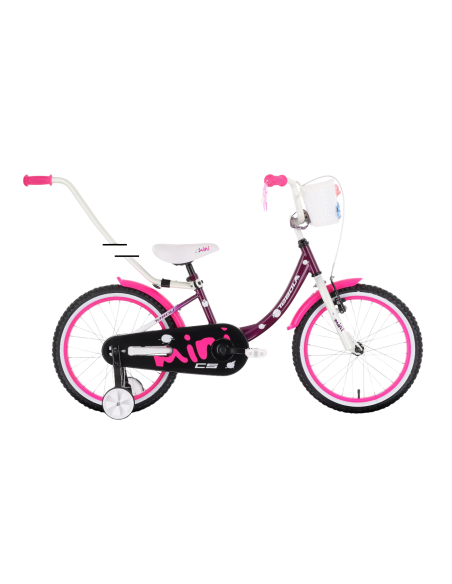 Vaikiškas dviratis TABOU Miss CS, 14" violetinės-baltos spalvos