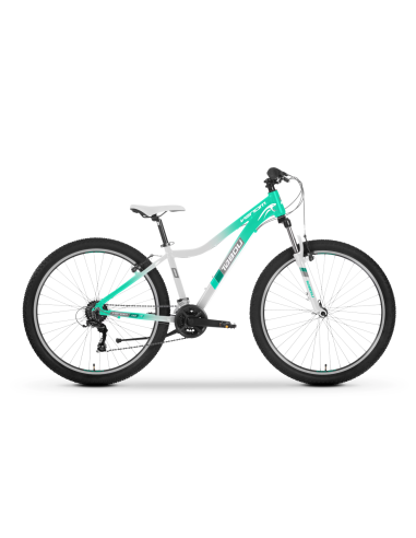 Vaikiškas dviratis TABOU Venom 1.0 W, 27.5" 17" M, mėtinės baltos spalvos