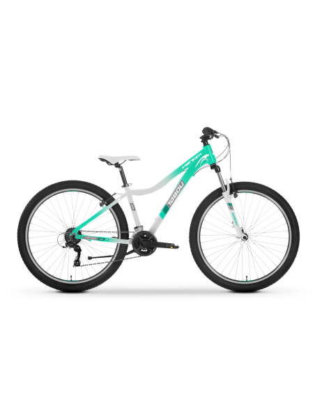 Vaikiškas dviratis TABOU Venom 1.0 W, 27.5" 17" M, mėtinės baltos spalvos