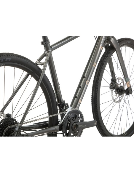 Žvyrkelis KONA Libre (2026) blizgus metalinis anglies pluošto (XS)