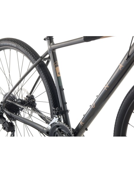 Žvyrkelis KONA Libre (2026) blizgus metalinis anglies pluošto (L)