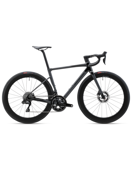 Plento dviratis BOTTECCHIA 8avio Ultimate - Shimano 105 Di2 24s - C39 blizgi ir matinė juoda (XS)