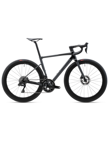 Plento dviratis BOTTECCHIA 8avio Ultimate - Shimano 105 Di2 24s - C39 blizgi ir matinė juoda (M/L)