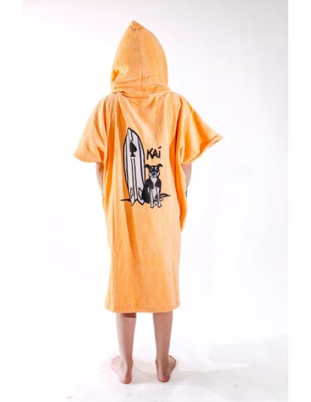 Surf pončai ir nardymo gobtuvai | ALL-IN Junior Poncho Kai Surf Apricot – Pončas vaikams (9-15 m.)  poncas Vilnius | Kaunas