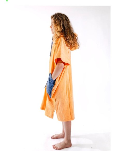 Surf pončai ir nardymo gobtuvai | ALL-IN Junior Poncho Kai Surf Apricot – Pončas vaikams (9-15 m.)  poncas Vilnius | Kaunas