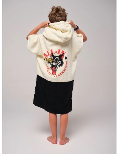 ALL-IN Children's Poncho Bad Cat – Pončas vaikams (6-9 m.)
