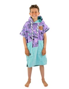 ALL-IN Children's Poncho Pop 80s Purple – Pončas vaikams (6-9 m.)